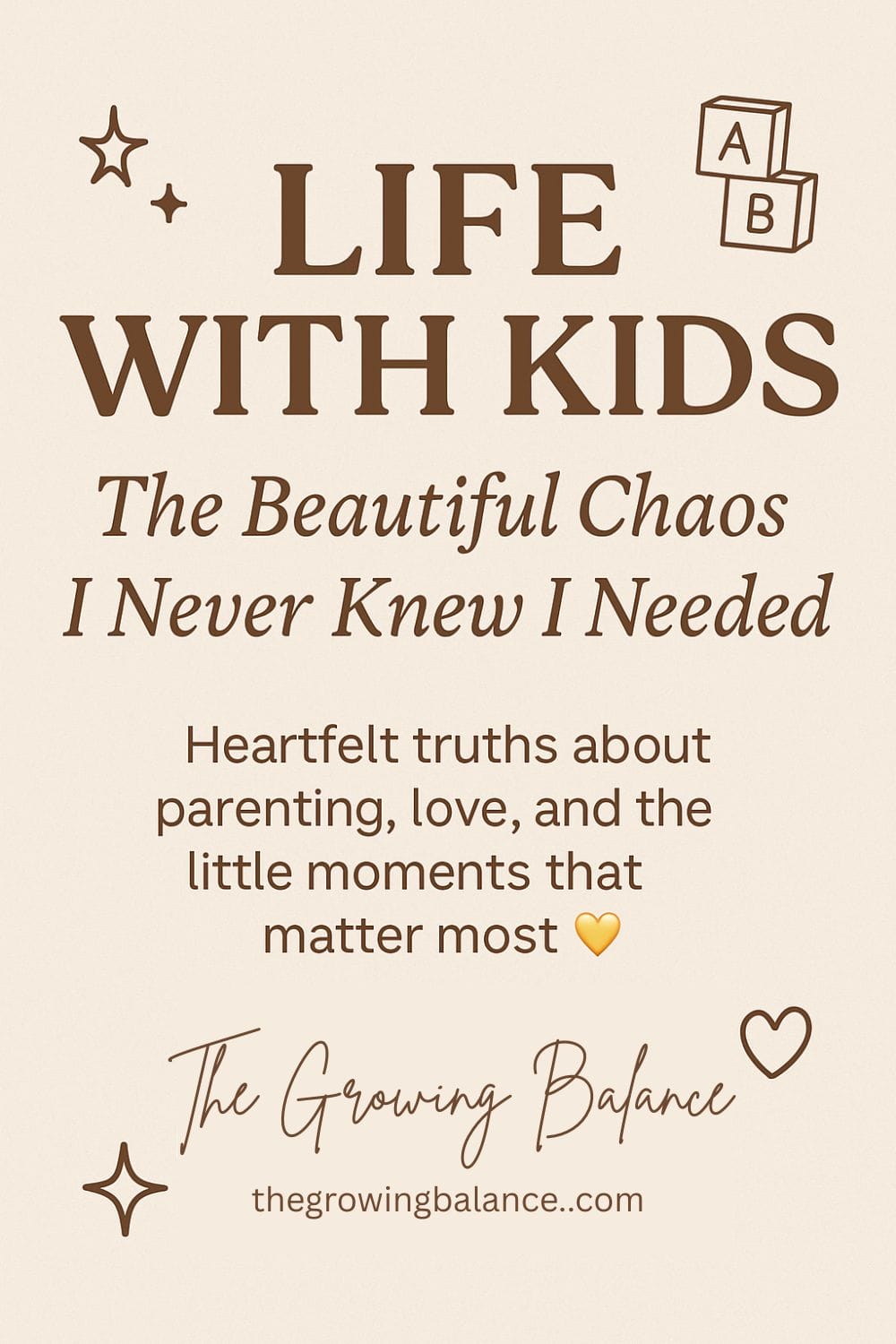 Life with Kids: The Beautiful Chaos I Never Knew I Needed
